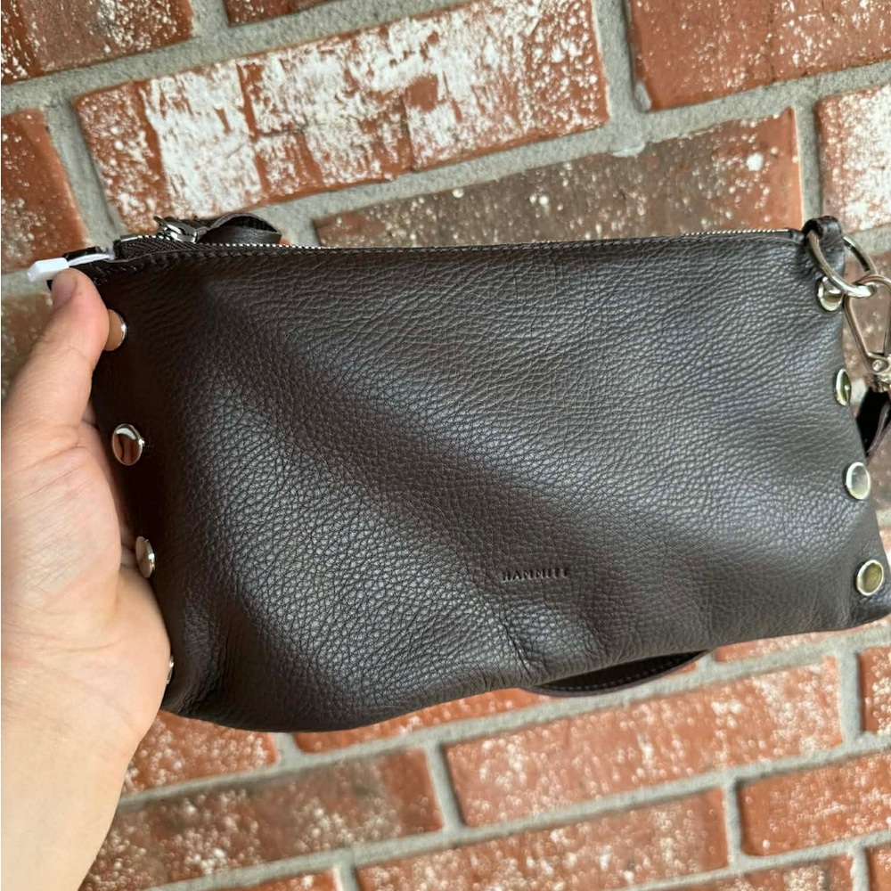 Hammitt Kyle Espresso Pebble/Silver
